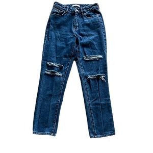 PacSun ripped mom jeans, Size 24, High rise